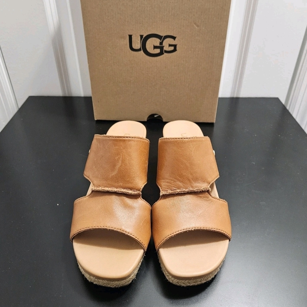 NIB Women's UGG Eirene Wedge Sandals Size 6